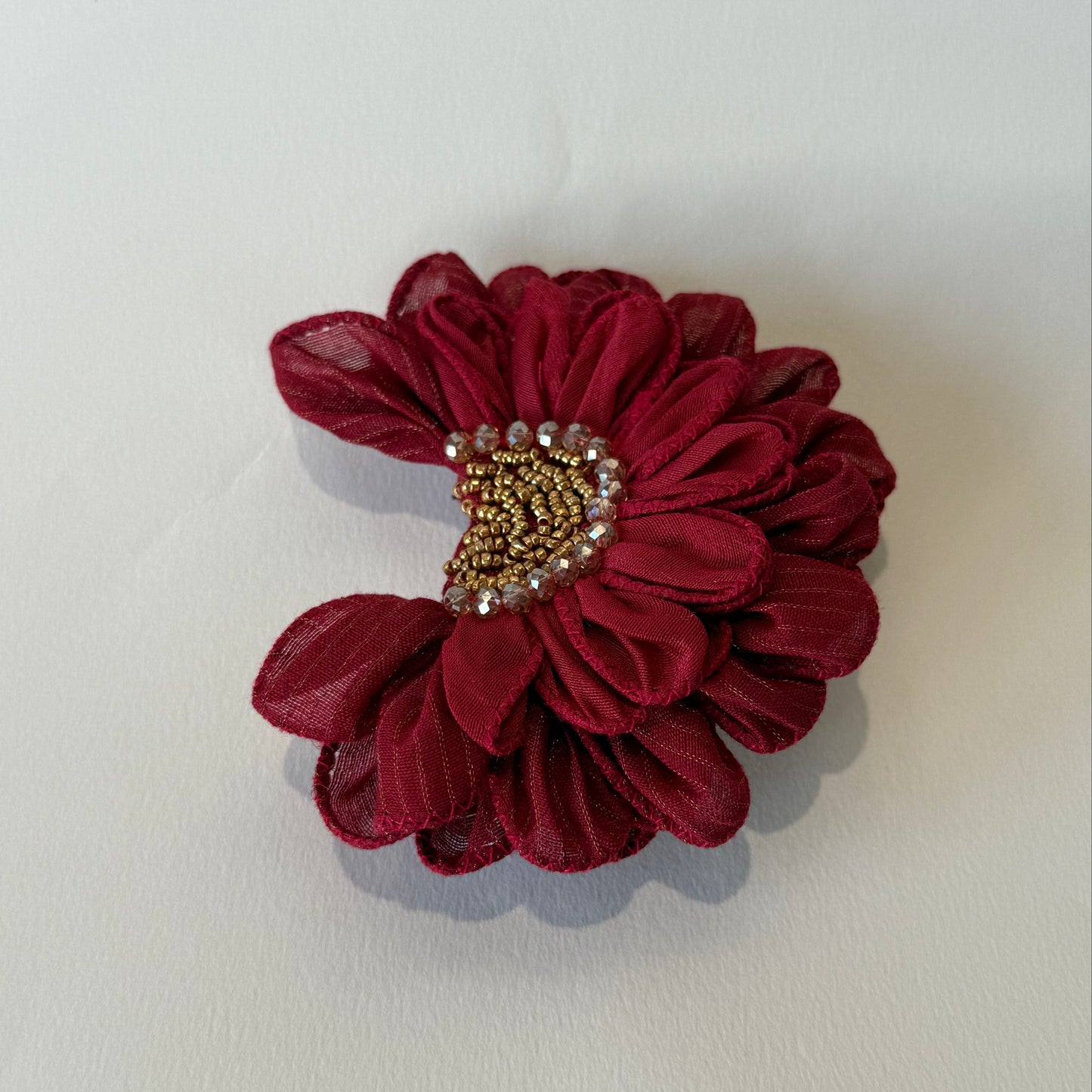 Scarlet Bloom Hair Claw
